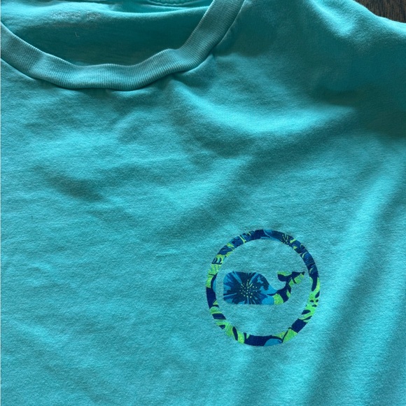 Vineyard Vines Island Tee Light Blue Long Sleeve Shirt size large - Picture 4 of 6